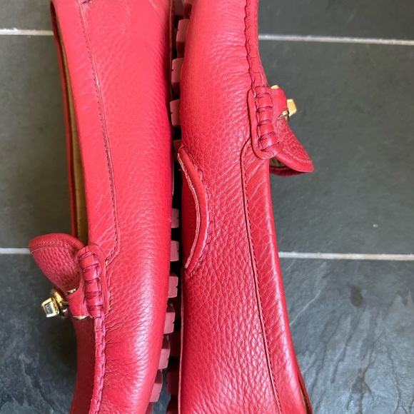 Coach Pink Leather Loafers/Drivers EUC - Picture 6 of 9